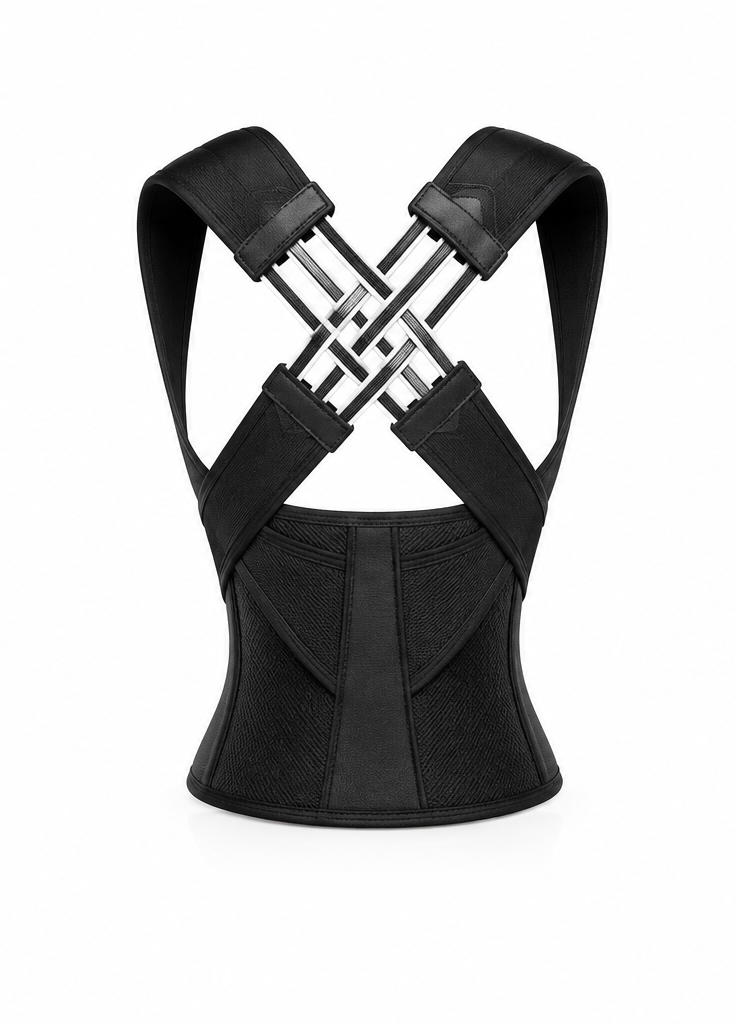 Corrector de Postura Espalda Ajustable — Alivio Lumbar Inmediato