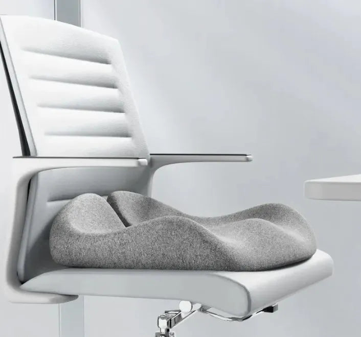 Cojín Ortopédico Coxis — Memoria de Forma para Silla Oficina y Coche